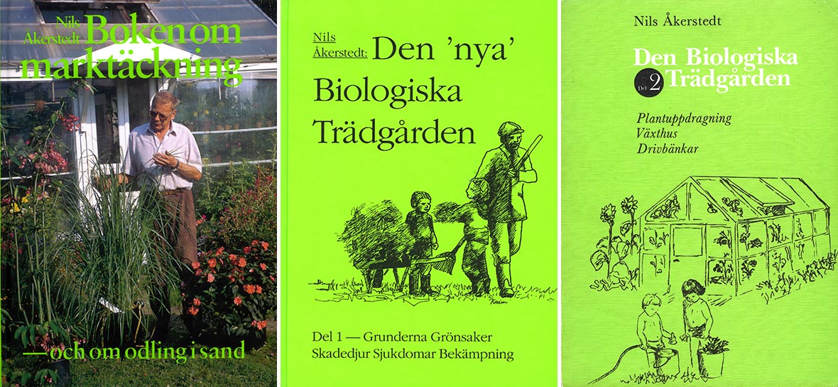 Nils Åkerstedts böcker.